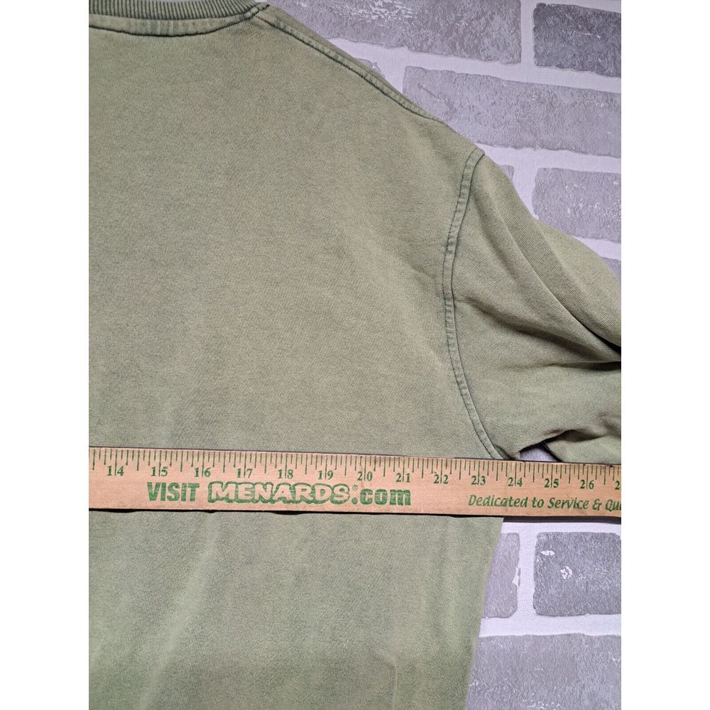 Urban Outftters Forest Green Logo Crew‎ Neck Unisex Sweatshirt Y2K Size Medium - Picture 9 of 10